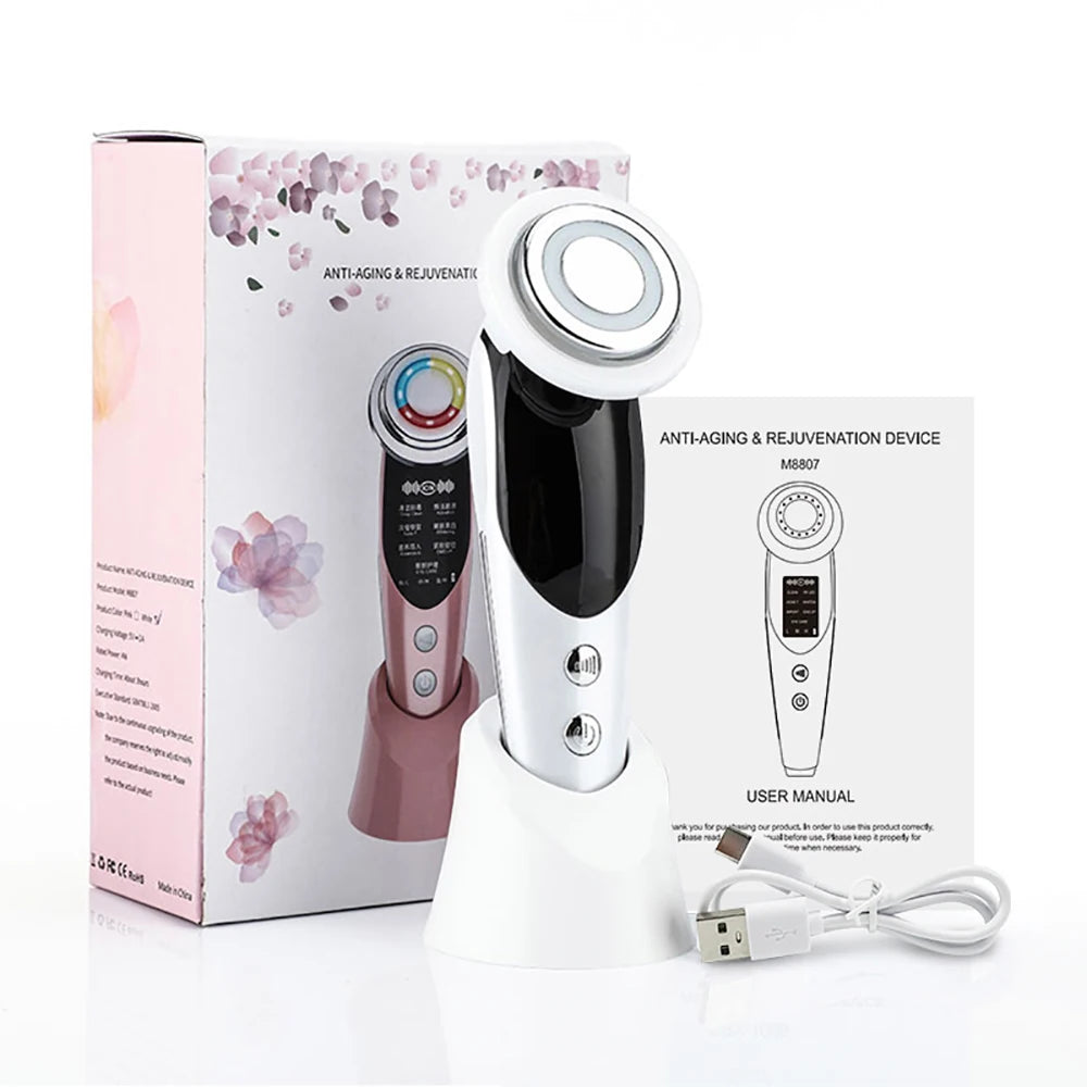 Multifunction RF & LED Facial Care Device