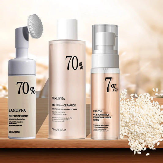 Rice Glow Skincare Set – Korean Skincare 70%